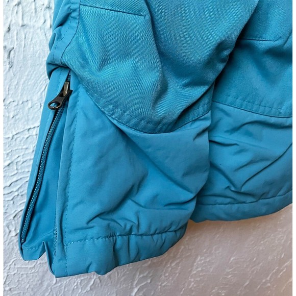 Lands' End Kids Blue Insulated Grow-A-Longs Ski Snow Pants Bib Overalls - Size 4 - Picture 5 of 6